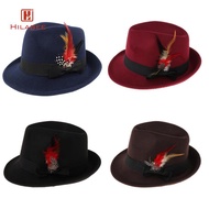 [UsusexaMY] Men's Women' Felt Fedora Hat