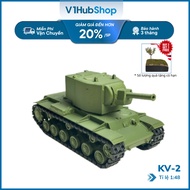 KV-2 tank model - Russian military vehicle scale 1/48