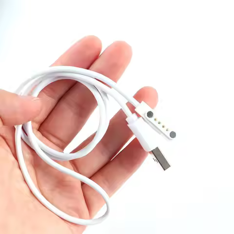 Universal 4pin 7.62 Space Smart Watch Magnetic Charging Cable USB 2.0 Male to 4 Pin Magnetic Charger