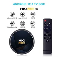 Hk1 rbox h8 Set Top Box H618 4GB/128GB Android 12.0 HD Dual Band WIFI6+BT5