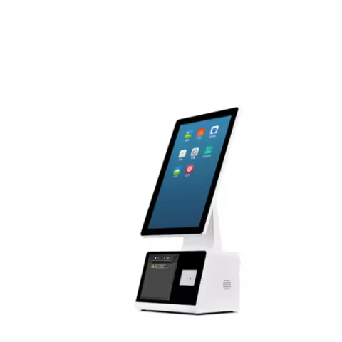 15.6 Inch Windows POS System i5 Win10 Touch Screen Cash Register 80mm Printer QR scanning Restaurant