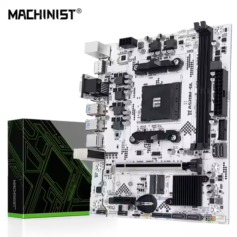 New MACHINIST A520M-GL AM4 Motherboard Micro ATX AMD A520 DDR4 M.2 USB3.2 STAT 3.0 SSD/64G support R