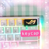 Keycap Retract Key ROG Translucent Mechanical Keyboard Keycap 2.0U