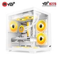 YGT N275 Pc Case With Tempered Glass MATX Computer Case Gaming Desktop Case MATX Case