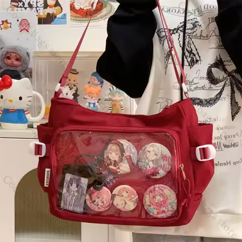 Ita Bag Cross Bag Transparent Pocket Tote Bag for Women Itabag Crossbody Bag Large Capacity Shoulder