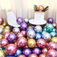 50 Decorative Super Glitter Balls - Super Glitter Chrome Balls