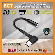 Plextone GS1C Type C to 3.5mm Audio Jack AUX Earphone Converter Adapter Cable