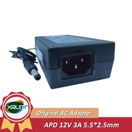 Genuine APD AC Adapter DA-36P12 DA-36M12 36W Power Supply Charger 12V 3A 5.5*2.5mm