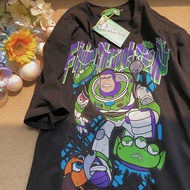 Disney Buzz Lightyear T Shirt Toy Story T shirt เสื้อยืดผู้หญิงสาวลายการ์ตูนน่ารัก เสื้อยืดผู้ชาย