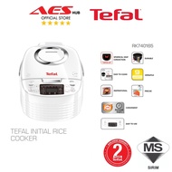 Tefal Digital Multi Function Rice Cooker Entry Ceramic Coated Spherical Pot 1.5L White RK7401 RK7401
