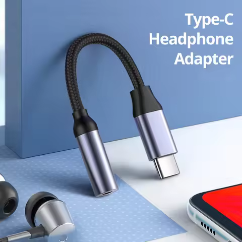 Usb Type C 3.5mm Aux Adapter Usbc Headphones Jack Connector For Oppo Reno 12 F27/K12 Find X7 Realme 