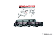 bracket bumper depan crv gen3 breket bumper depan crv gen3 71193-SWA 71198-SWA