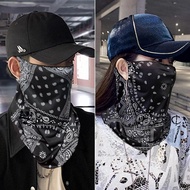 Anti-UV Sunscreen Face Mask Ice Silk Breathable Half Face Cover Thin Sleeves Mask Sleeves