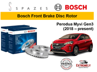 Bosch Brake Disc Perodua Myvi Gen 3 (2018-now) Brake Disc Rotor Front Myvi Gen3 Brake Disc