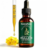 MulleinDropsforLungs,PureMulleinExtractDrops-LungFormulawithOrganicMulleinLeafExtract&Chlorophyll-2F