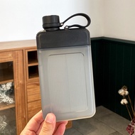 Flat Portable Square Water Bottle Outdoor Travel Pocket Water Bottle Creative Flat Sports Water Bott