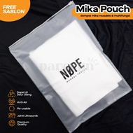 FREE SABLON - [25x35cm] MIKA POUCH PVC ZIPLOCK / PACKAGING KAOS