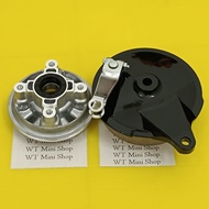 PENUTUP BRAKE BELAKANG SPOKET YAMAHA SRLZ SRLZR LC135 4S V1-V6 REAR BRAKE HUB PANEL LINING SPROCKET 
