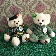 Premium Quality Couple Army Teddy Bear Doll