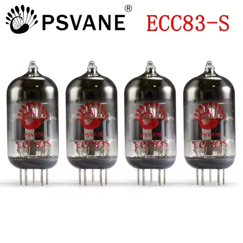 PSVANE ECC83-S Vacuum Tube 12AX7 Low Noise for Guitar Amp Speaker Pre-amp Microphone Audio Test Equi