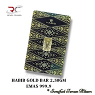 HABIB GOLD BAR 2.50GM 999.9 SONGKET TENUN HITAM GOLD BULLION BAR 2.5G AU999.9 24K PURE GOLD CERTIFIE