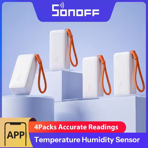SONOFF Zigbee Temperature Sensor Humidity Thermometer Smart Home Automation Works with Alexa Google 