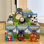 Hayao Miyazaki'S Elves Blind Box Totoro No Face Man Ponyo Figure Desktop Ornament Room Decor Dashboa
