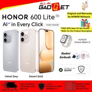 HONOR 600 Lite 5G ( 24GB(12+12) + 256GB ) | 5G Smartphone | Original Malaysia Set