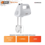 Kenwood HMP30.A0WH HandMix Hand Mixer 450W Lightweight 5 Speed for folding, mixing & whisking (Repla