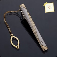 Pin Dasi Gold List Clarity / Jepit Dasi List Emas Kilat / Clarity Pin Tie Gold List / Jepit Dasi Wed