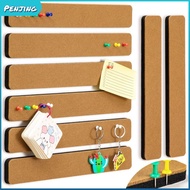PENJIPH Self Adhesive Cork Board, Cork Material Self Adhesive Pushpin Cork Board, Multifunctional Re