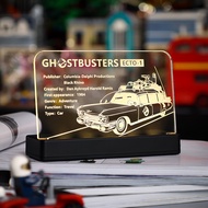 Glowing LED Acrylic Display Plate for LEGO 10274 Ghostbusters Ecto-1