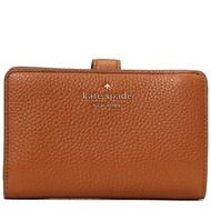 Kate Spade Leila Medium Compartment Bifold Wallet in Warm Gingerbread wlr00394