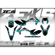 Decal Sticker - Decal Sticker cross x 150-200 gt Zeus SC 07