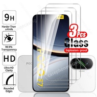 3Pcs Tempered Glass Film For Xiaomi PocoF7 Poco F7 Poko Little F 7 7F 5G Global Camera Protector 9H 