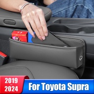 Car Front Row Seat Crevice Storage Box Pocket For Toyota Supra GR A90 A91 MK5 2019 2020 2021-2023 20