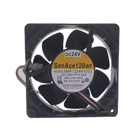 New for A90L-0001-0509 9WF1224H1D03 DC 24V 0.32A 12038 120*120*38MM 12cm FANUC fan COOLING FAN