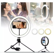 RING LIGHT LED 16CM FOTO SELFIE VLOG YOUTUBER VIDEO TRIPOD LAMPU RINGLIGHT VLOGER KG