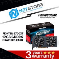 POWERCOLOR FIGHTER AMD RADEON RX 6700XT 12GB GDDR6 GRAPHICS CARD - AXRX 6700 XT 12GBD6-3DH