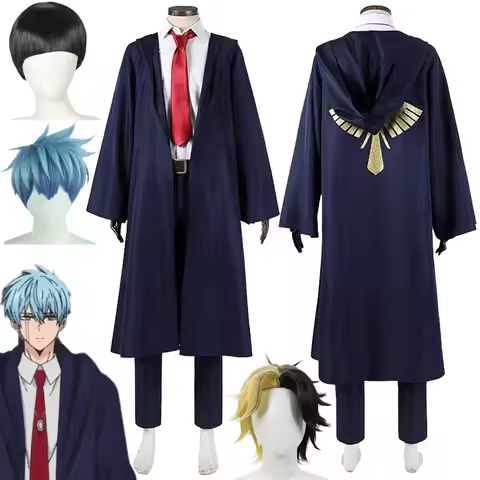 Rayne Ames Lance Crown Mashle Cosplay Fantasy Wigs Tie Cloak Anime Magic Muscles Costume Disguise Me