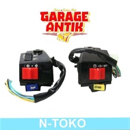 Holder Saklar Set Kanan Kiri Suzuki RC100 Bravo Crystal Aksesoris Sparepart Motor Classic