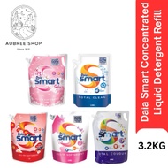 Daia Smart Concentrated Liquid Detergent Refill 3.2kg packing refill besar