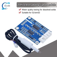 [100%-New] TDS Sensor Module Dissolved Solids Analog Soluble Solid Water Quality Detection DS18B20 T