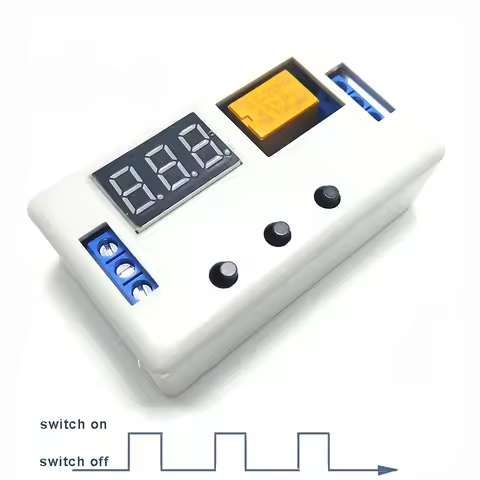 0.1s-999minutes Time Delay Relay Module, Timer, Timing Loop, Pull-in, Switch 3-7V