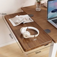 桌面延長板免打孔擴展電腦桌 加寬延伸板可折疊辦公桌側邊增寬(平行進口）（快遞送貨上門）