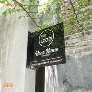 - custom acrylic sign - outdoor sign - custom your brand - acrylic sign