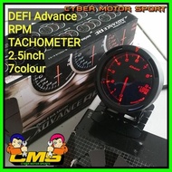 2.5inch RPM Tachometer. 2.5 inch RPM defi indicator. rpm tachometer