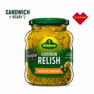 Kuhne Mustard Relish 350g | Gherkin Mustard Relish | Gluten Free Vegan | Germany