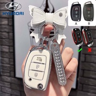 Nova Hyundai car key case cover For HB20/HB20S/HB20 comfort/Azera/ix35/HB20X TPU car bow keychain