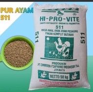 Pur Ayam 511 Bravo pakan ayam pedaging Broiler Mempercepat penyembuhan Ayam 20 KG